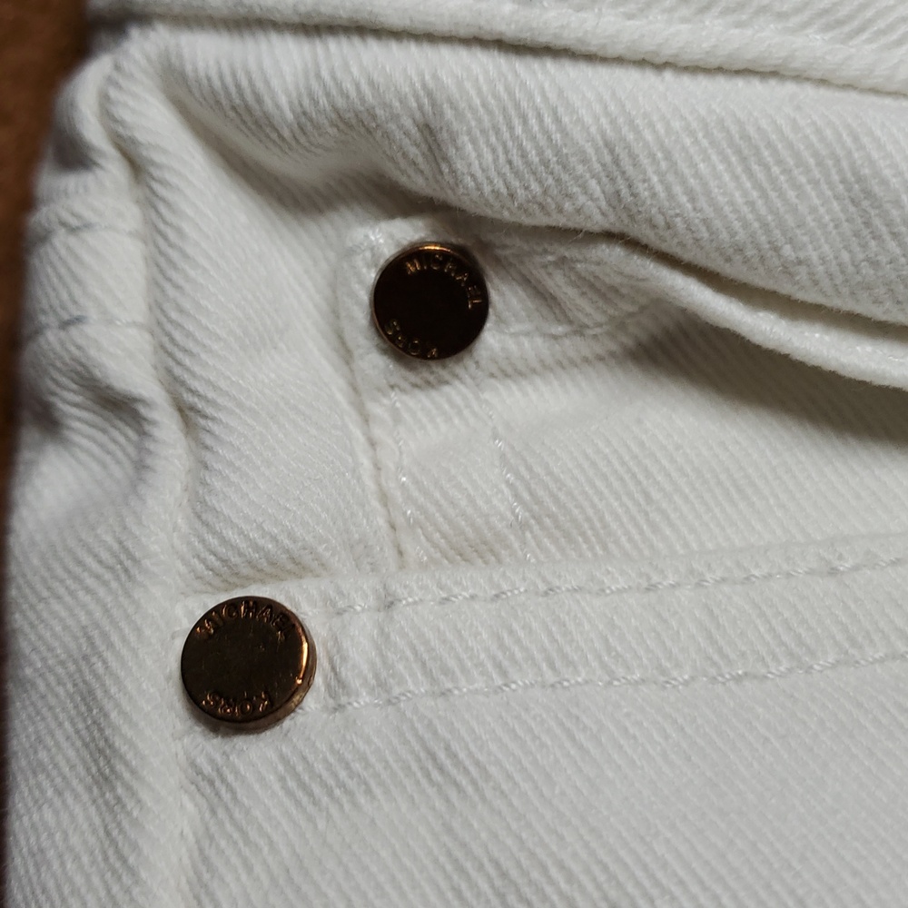 Michael Kors Women's White Jeans - Picture 6 of 9